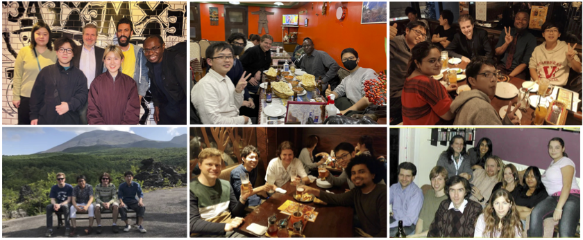 A few photos of the group from over the years. Group photos